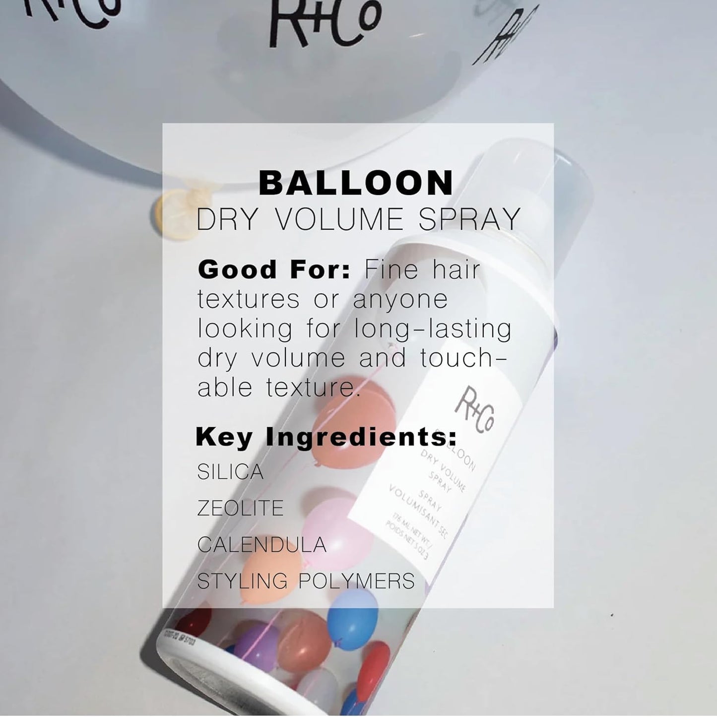 R+Co Hair Spray Set for Volume and Hold | Outer Space & Balloon Hairsprays | Instant Volume and Texture | Lightweight For Long Lasting Hairstyles | Beauty & Personal Care R+Co