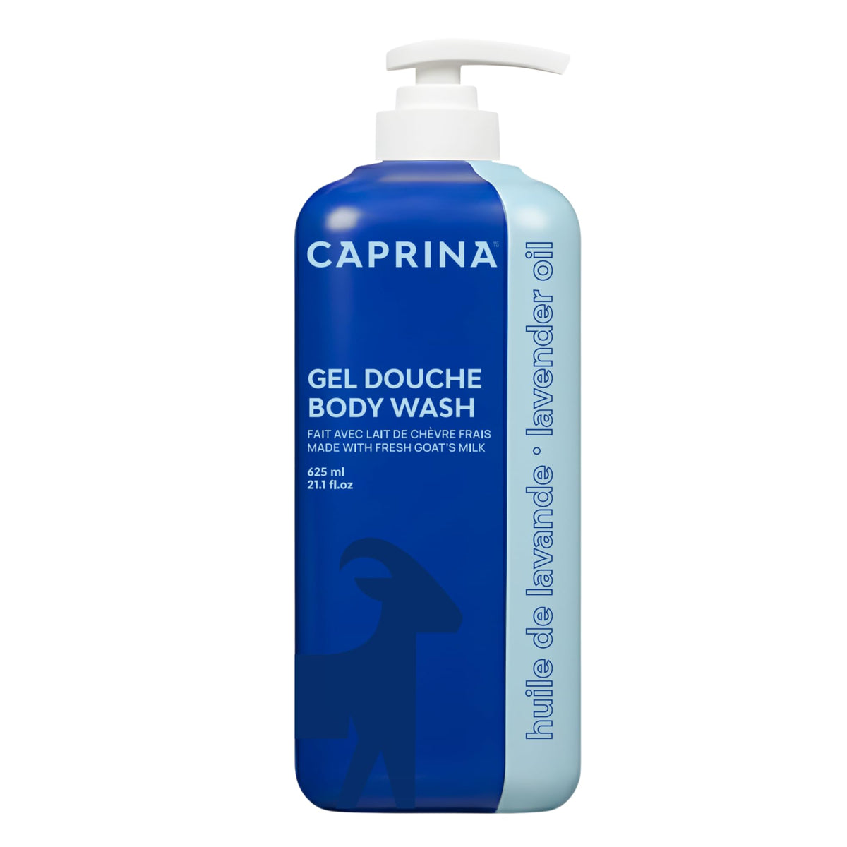 Caprina Amazing Body Wash, Lavender Oil, 16.9 oz, With Fresh Canadian Goat Milk, Gentle Soap, Moisturizing, Vitamin A, B2, B3, and More Beauty & Personal Care Caprina