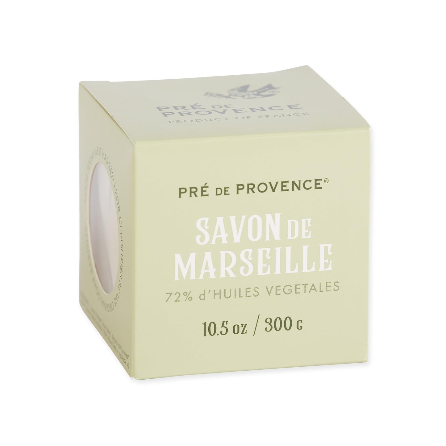 Pre de Provence Marseille Olive Oil Soap Cube, Traditional French Clean Scent Multi-Purpose use on Hands, Body, Laundry or Dishes, Natural, 300 Gram Beauty & Personal Care Pre de Provence