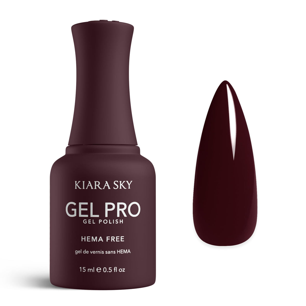 KIARA SKY Gel Pro HEMA-Free Gel Nail Polish | Full Coverage, 28+ Day Wear, Self-Leveling, UV/LED Soak-Off, 0.5 fl oz | Crush-Worthy #137