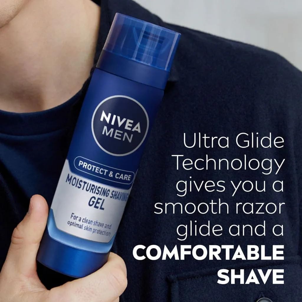 NIVEA FOR MEN Moisturizing Shaving Gel 7 oz Beauty & Personal Care NIVEA