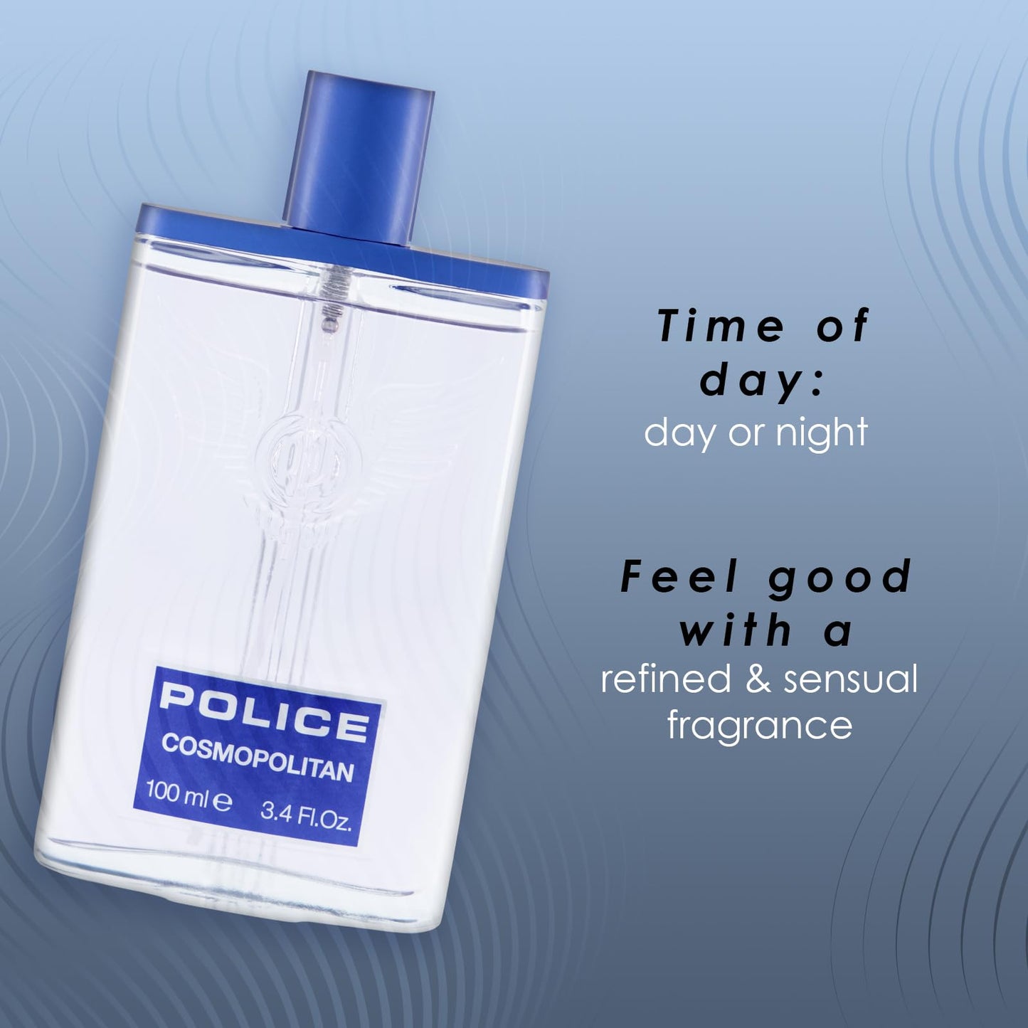 Cosmopolitan By Police - Fragrance For Men - Top Notes Of Mint And Sage - Middle Notes Of Jasmine And Nutmeg - Base Notes Of Vanilla And Sandalwood Beauty & Personal Care Police