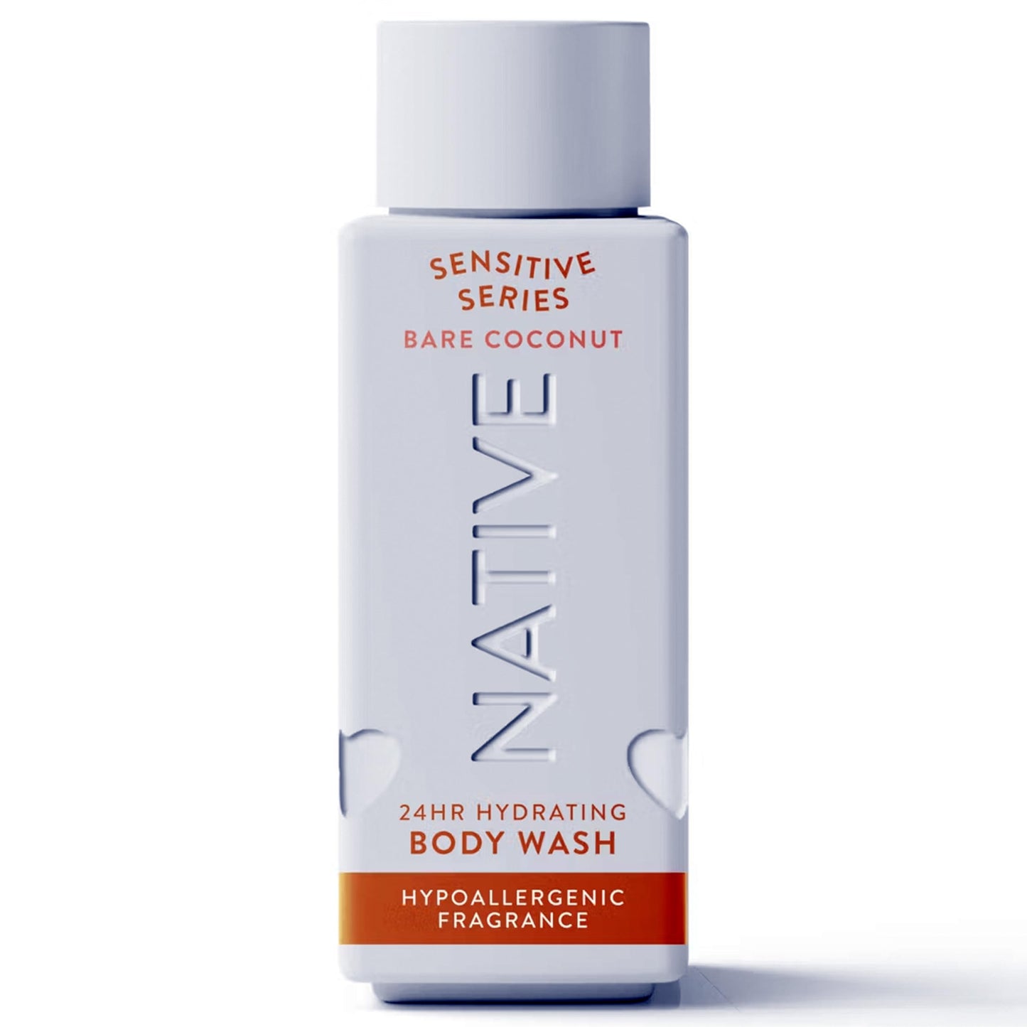 Native Sensitive Series 24 Hour Hydrating Mini Body Wash - Travel Size - Bare Coconut - 3 fl oz - Pack Of 01 Beauty & Personal Care Native