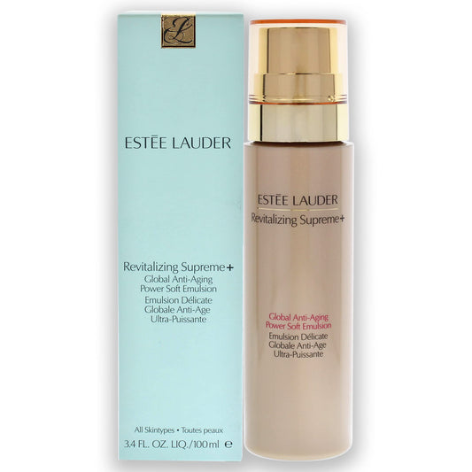 Estee Lauder Revitalizing Supreme Plus Global Anti-Aging Power Soft Emulsion 3.4 oz Women (16665) Beauty & Personal Care Estée Lauder