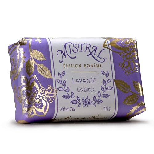 Mistral Bar Soap Edition Boheme, Lavender, 2 Bars Beauty & Personal Care Mistral