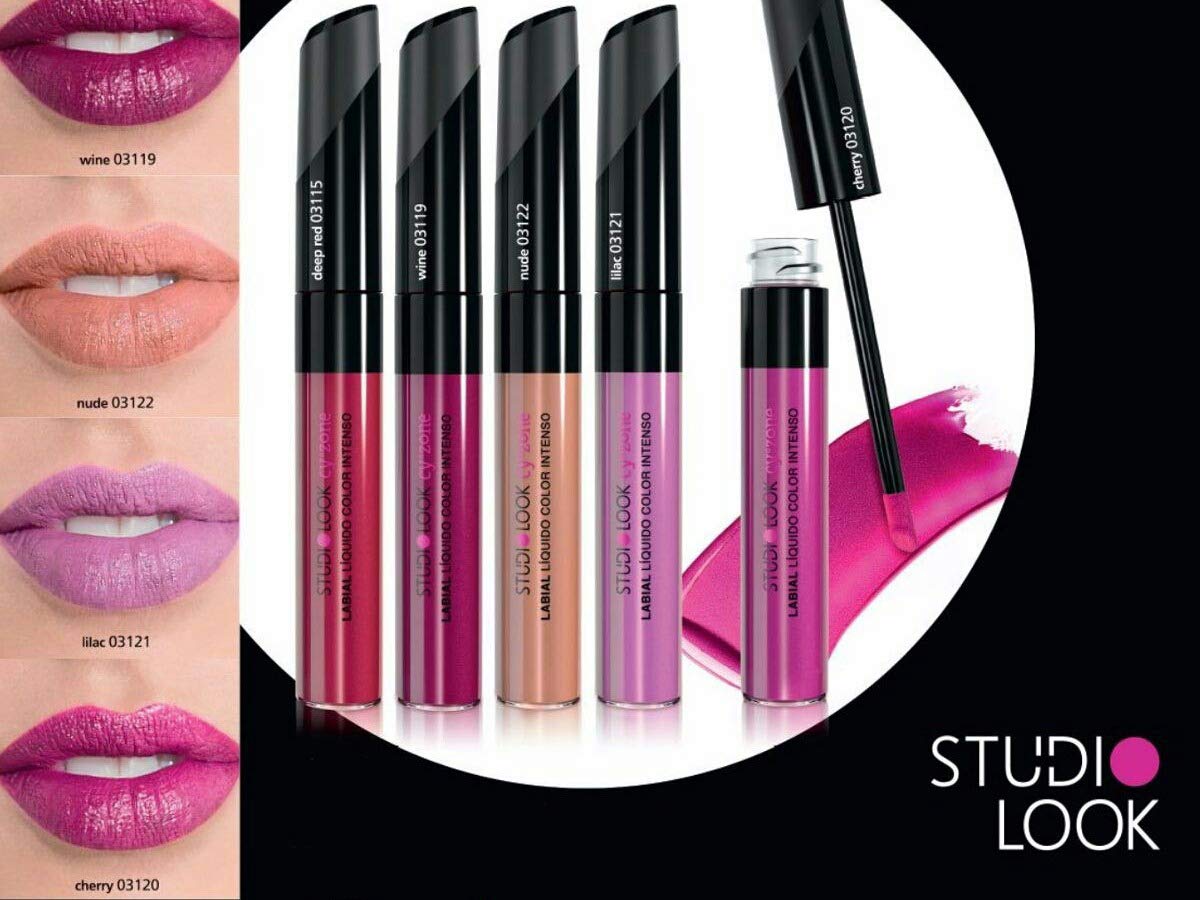 Cyzone Studio Look Intense Color Liquid Lipstick, Long Lasting High Fixing, Color: Rose Nude Beauty & Personal Care Cyzone L'Bel