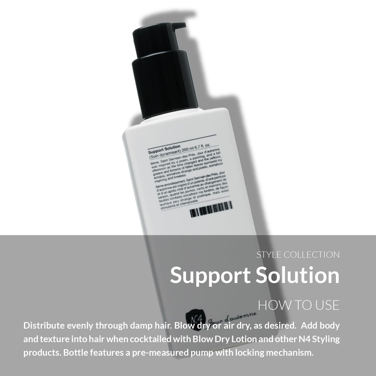 Number 4 Hair Gel for Men and Women, Hair Styling Products, Support Solution Priming Gel, 6.7 oz Beauty & Personal Care Number 4