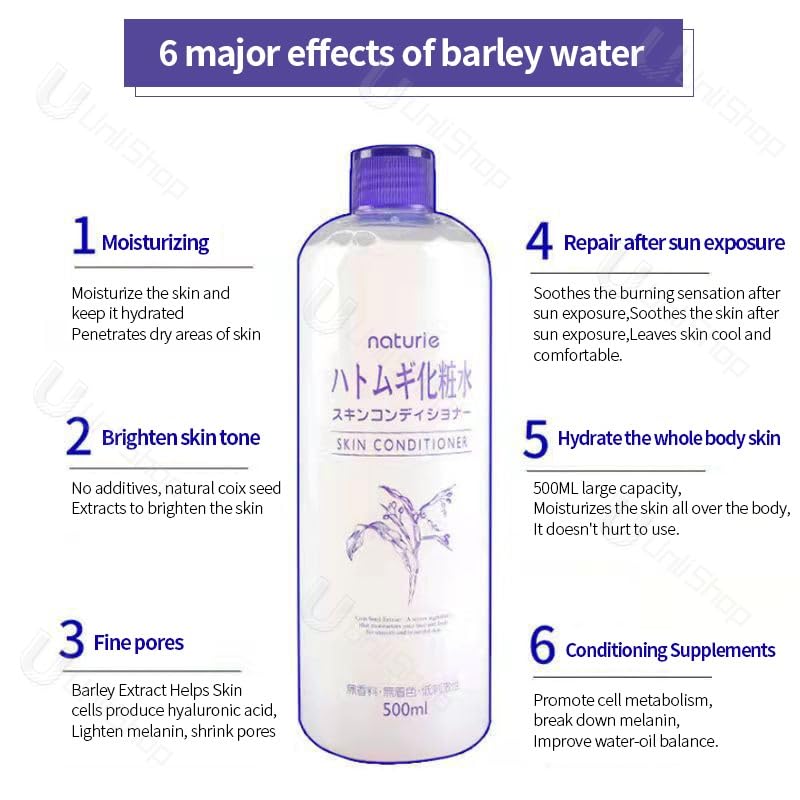 Imju Naturie Hatomugi Skin Conditioner Job's Tears Lotion 500ml Beauty & Personal Care SOFIA BY ODE