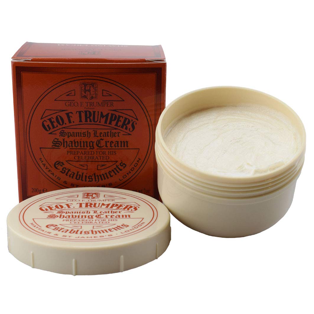 Geo F Trumper Spanish Leather Shaving Cream - 200g Beauty and Personal Care Geo F. Trumper