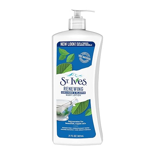 St Ives Body Lotion, Renewing Collagen & Elastin, 100% Natural Extracts for Healthy Skin, Paraben Free & Dermatologically Tested, 621 ml Beauty & Personal Care St. Ives