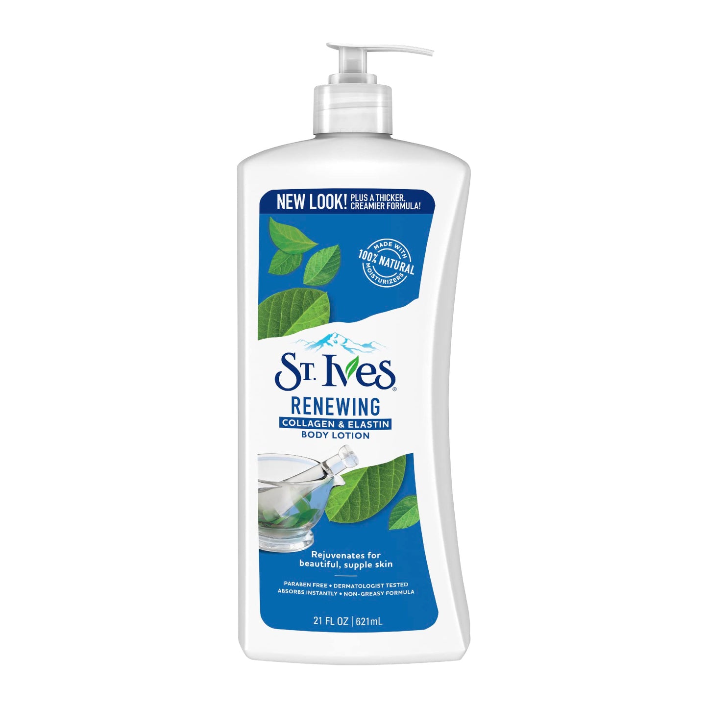 St Ives Body Lotion, Renewing Collagen & Elastin, 100% Natural Extracts for Healthy Skin, Paraben Free & Dermatologically Tested, 621 ml Beauty & Personal Care St. Ives