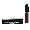 MAC Cosmetics Powder Kiss Liquid Lipcolour - 994 Make Love To The Camera (Deep Wine) - 0.17 fl oz / 5 mL Beauty & Personal Care MAC