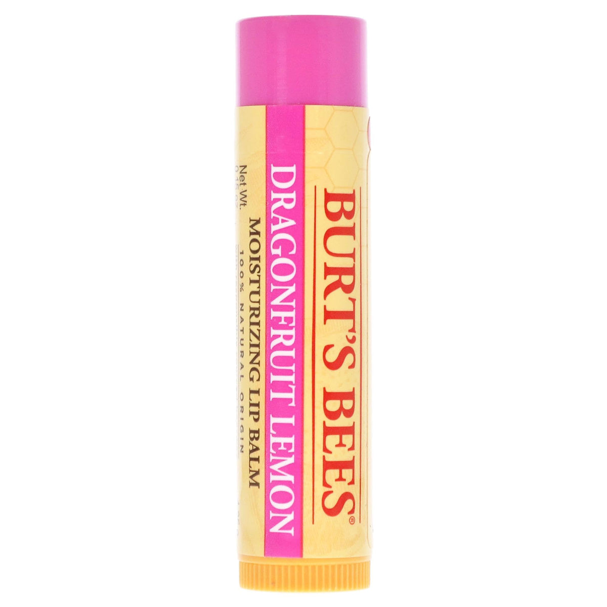 Burts Bees Dragonfruit Lemon Moisturizing Lip Balm Unisex 0.15 oz (I0115832) Beauty & Personal Care Burt's Bees