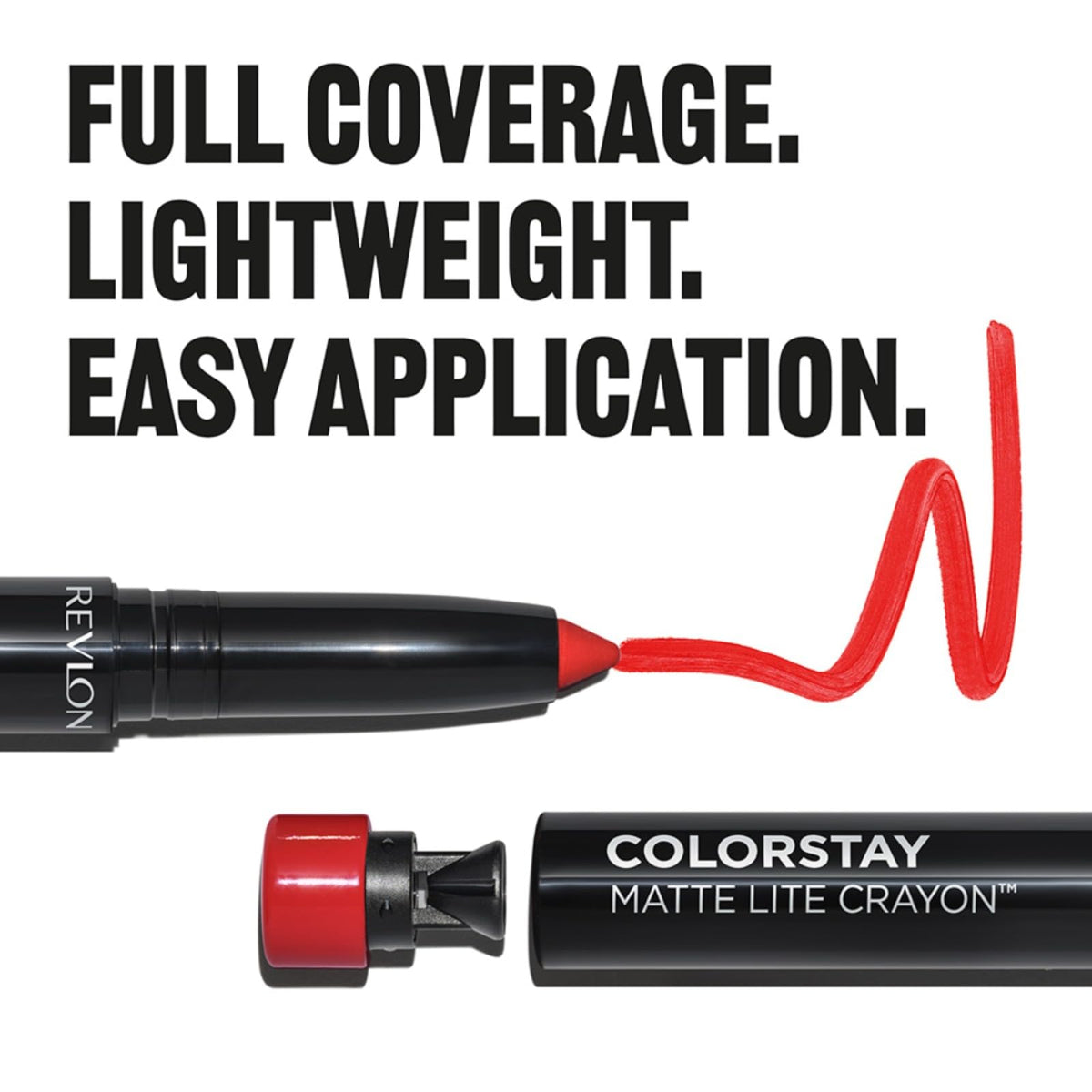 REVLON ColorStay Matte Lite Crayon Lipstick with Built-in Sharpener, Smudge-proof, Water-Resistant Non-Drying Lipcolor, 009 Ruffled Feathers, 0.049 oz Beauty & Personal Care REVLON