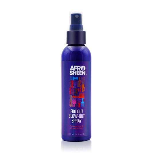 Afro Sheen 'Fro Out Blow-Out Spray. Protects Hair & Controls Fizz. 6 Oz. Beauty & Personal Care Afro Sheen