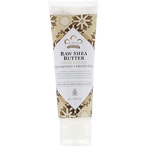Nubian Heritage: Raw Shea Butter Hand Cream, 4 oz (4 pack) Beauty & Personal Care Nubian Heritage