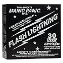 MANIC PANIC Flash Lightning Hair Bleach Kit - Bleach Powder + 30 Volume Developer - Hair Lightener for Dark Shades - Lifts Up to 5 Levels - Achieve Beauty & Personal Care MANIC PANIC