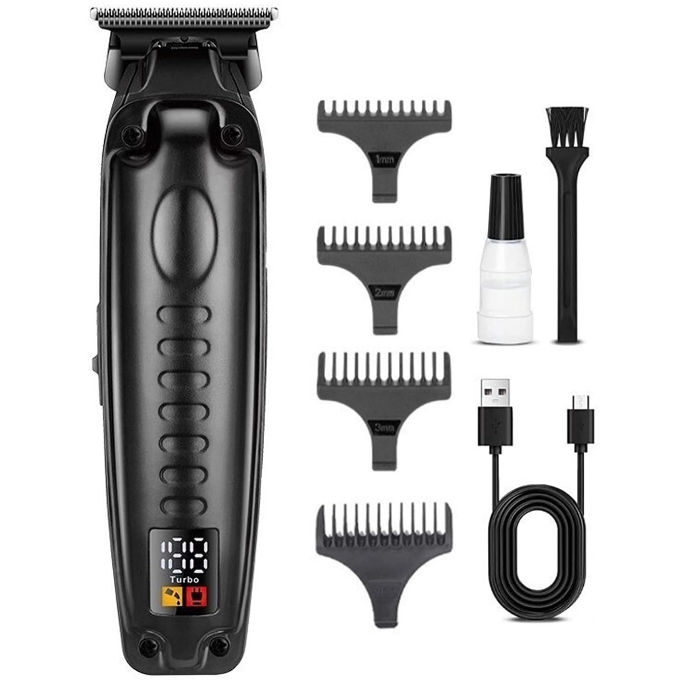 QDKVTNDJZ Hair Clippers foren, Professional Gradient Oil Head Engraving Clipperetal Cover Luxury Texture Body Beard Trimmer Barber Shaver Beauty and Personal Care QDKVTNDJZ