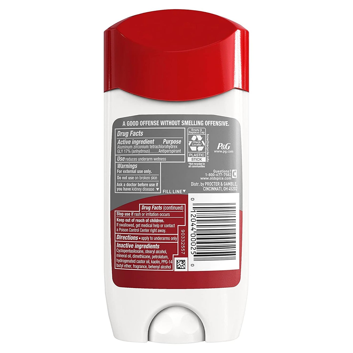 Old Spice High Endurance Anti-Perspirant & Deodorant, Pure Sport 3 oz (Pack of 3) Beauty and Personal Care Procter & Gamble