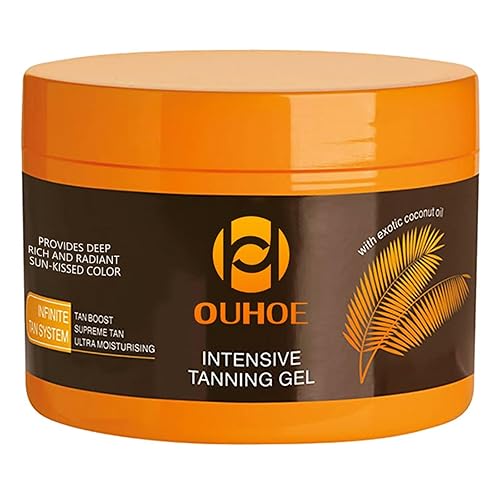 Brown Tanning Gel Tanning Cream,Tanning Accelerator Cream, Soft Brown Intensive Tanning Luxe Gel, Tanning Cream for Sunbeds & Outdoor Sun 150g*1PCS Beauty & Personal Care Bupposes