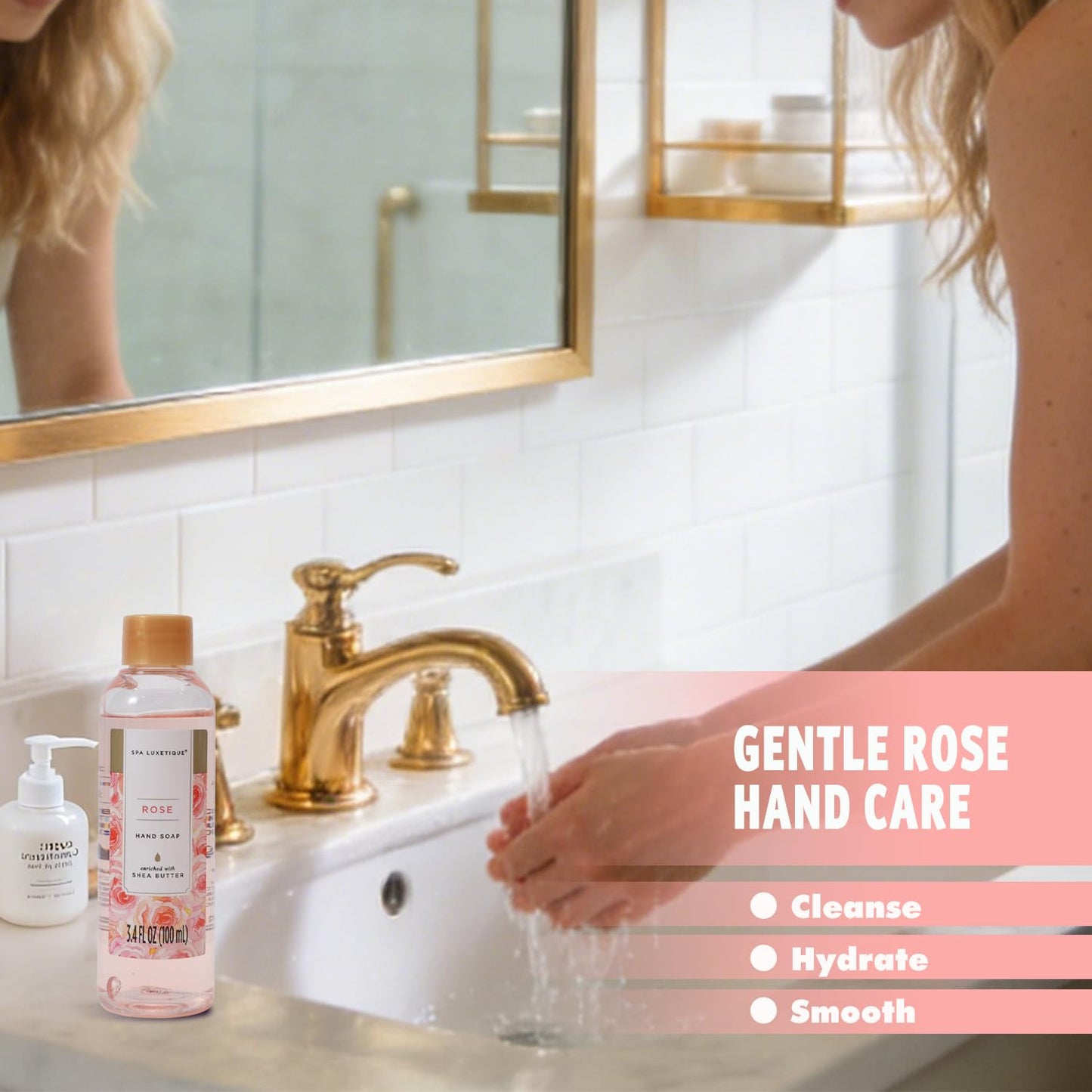 spa luxetique Spa Gift Baskets for Women - 10PCS Rose Bath Sets for Her Birthday,Mother's Day Gifts for Women,Mother,Wife,Girlfriend Beauty and Personal Care spa luxetique