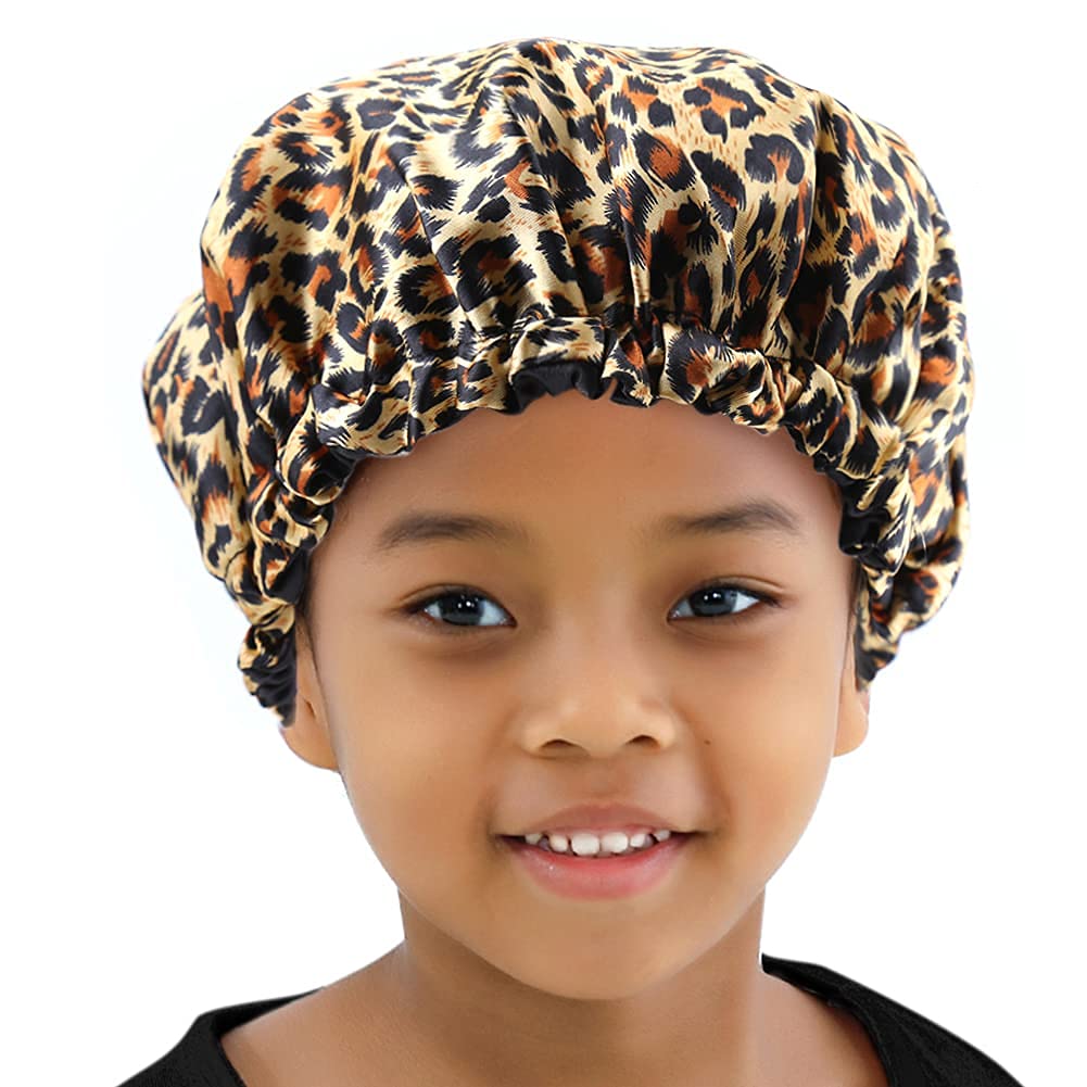 ELIHAIR Kids Satin Bonnet Sleeping Cap for Toddler Child Natural Hair Daily Beauty and Personal Care ELIHAIR