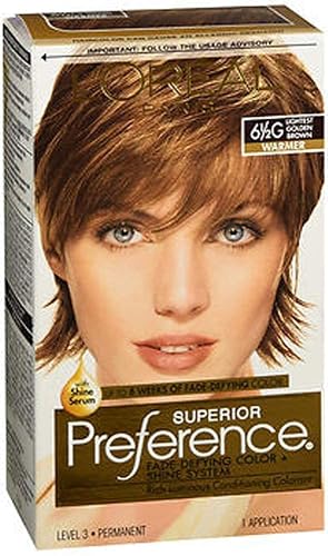 L'Oreal Superior Preference - 6-1/2G Lightest Golden Brown (Warmer) 1 Each (Pack of 2) Beauty & Personal Care L'Oreal Paris