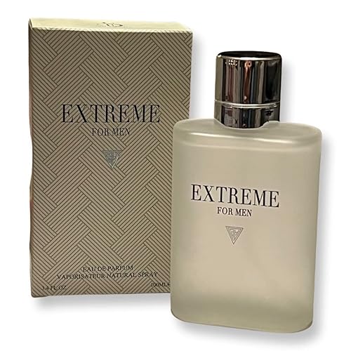 United Scents EXTREME FOR MEN Eau de Parfum - Top Notes: Lemon, Jasmine and Orange - 3.4 Fl Oz Beauty & Personal Care United Scents