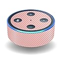 MightySkins Carbon Fiber Skin for Amazon Echo Dot (2ND Gen) - Solid Blush | Protective, Durable Textured Carbon Fiber Finish | Easy to Apply, Remove Beauty & Personal Care MIGHTY SKINS