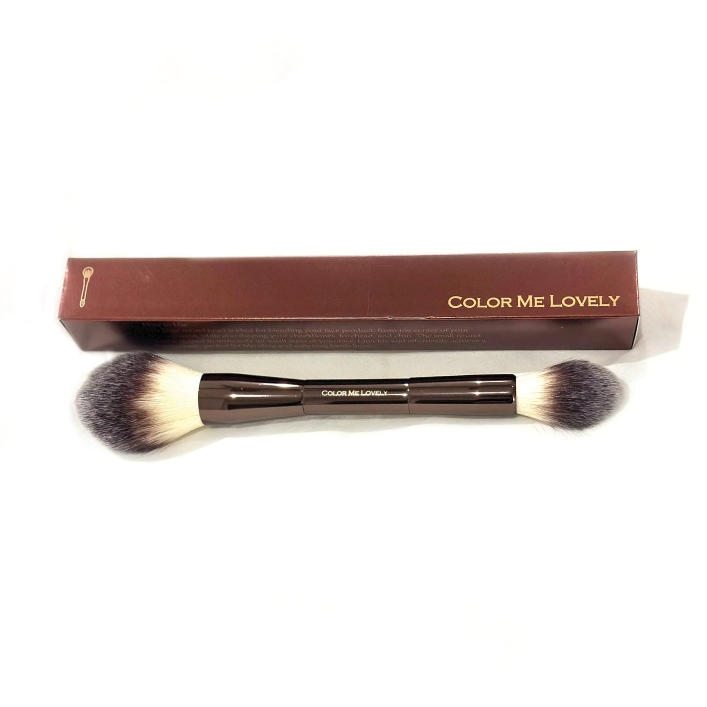 COLOR ME LOVELY Makeup Blending Brush, Double-Sided, Synthetic Bristles Beauty & Personal Care COLOR ME LOVELY