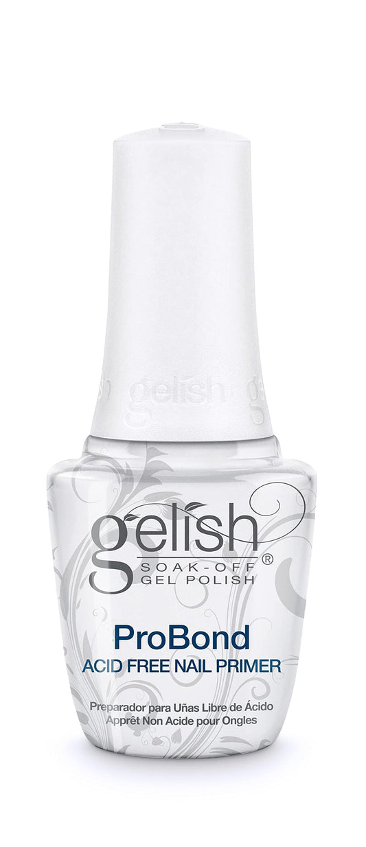 Gelish ProBond Nail Primer - Acid-Free Gel & Acrylic Adhesion, pH-Balanced, Promotes Long-Lasting Bond for Nail Plates, Safe for Natural Nails (15mL) Beauty & Personal Care Gelish