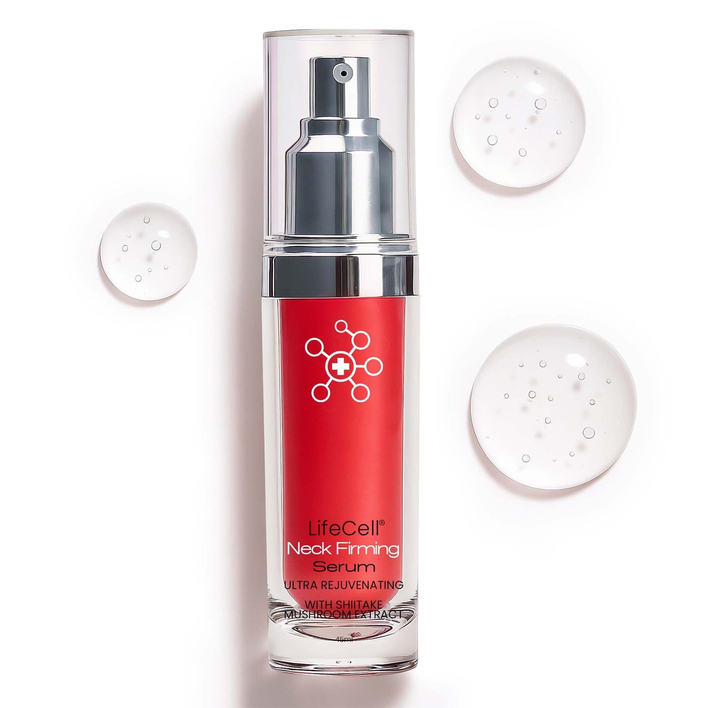 LifeCell Neck Firming Serum - Anti-Aging Neck and Cream with Fermiskin & Shiitake Extract - Firms, Lifts, and Reduces Sagging Skin - Lightweight, Fast Beauty & Personal Care LifeCell