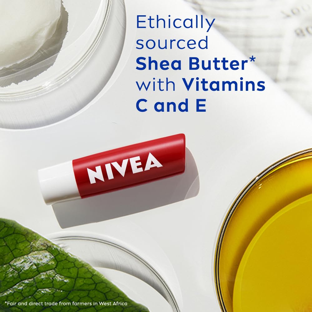 NIVEA Lip Balm, Pomegranate Shine, 4.8g Beauty and Personal Care NIVEA