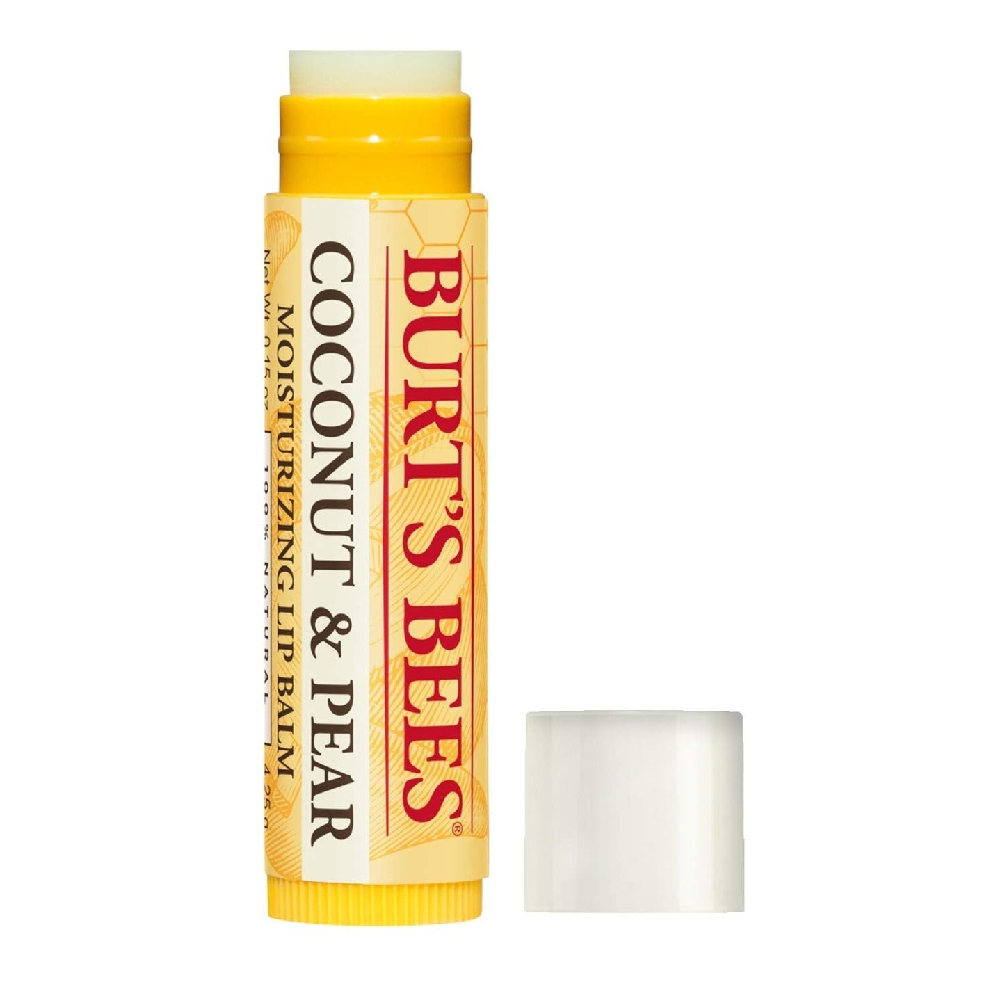 Burt's Bees 100% Natural Moisturizing Lip Balm, Coconut & Pear with Beeswax & Fruit Extracts - 4 Tubes Beauty & Personal Care Burt's Bees