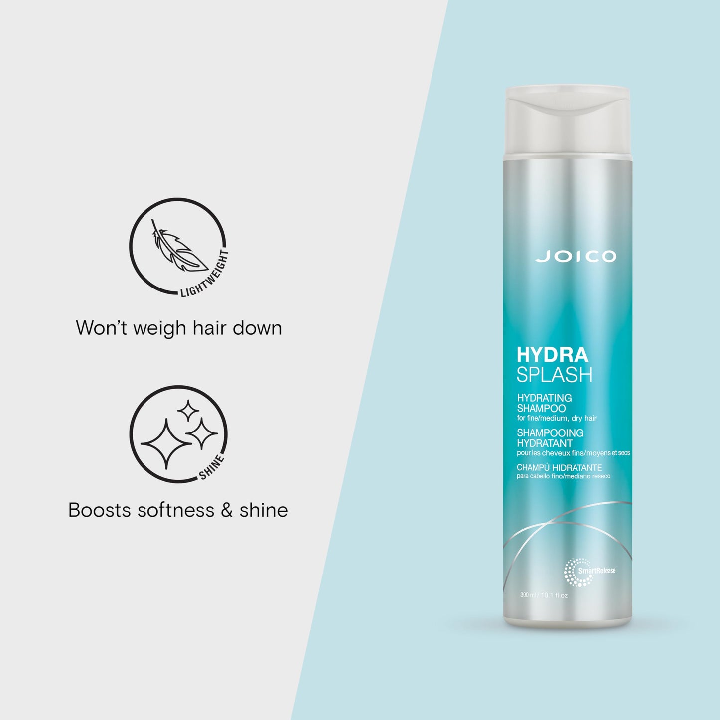 HydraSplash Hydrating Shampoo | For Fine, Medium, Dry Hair | Replenish Moisture | Add Hydration & Softness | With Sea Kelp & Coconut Water | 10.1 Fl Beauty & Personal Care Joico