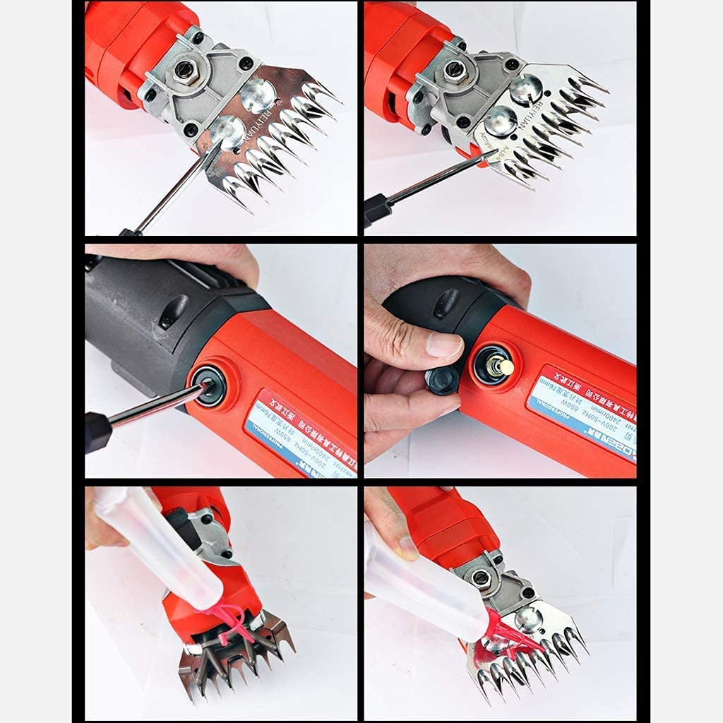 GagalU 650W Professional Heavy Duty Electric Wool Shears, Hand-held Electric Shearing Machine, 6-Speed Speed Control, Farm Animal Livestock Beauty Beauty and Personal Care GagalU