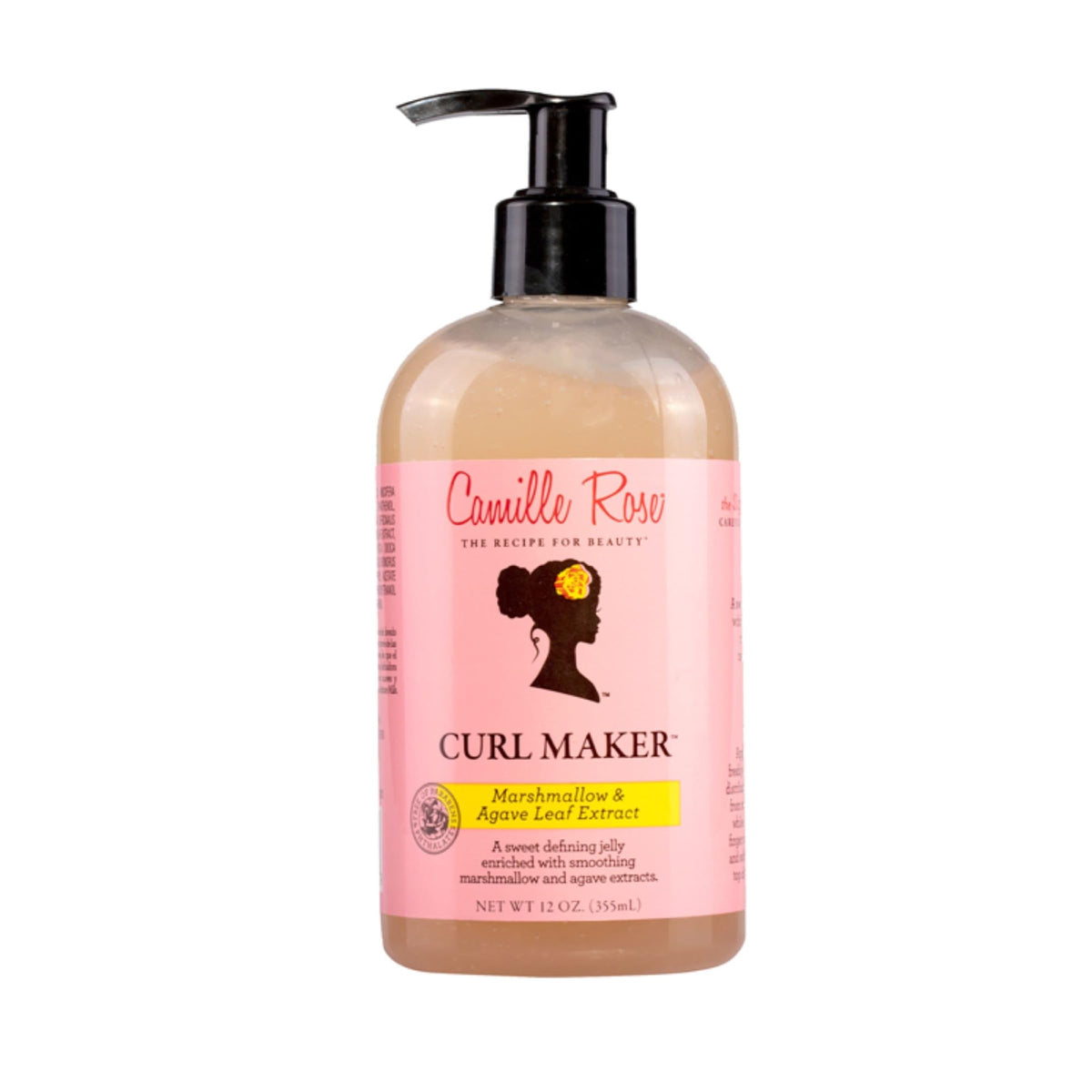 Camille Rose Curl Maker, Smoothing and Nourishing Curly Hair Gel with Aloe, for All Hair Types and Textures, 12 fl oz Beauty & Personal Care Camille Rose
