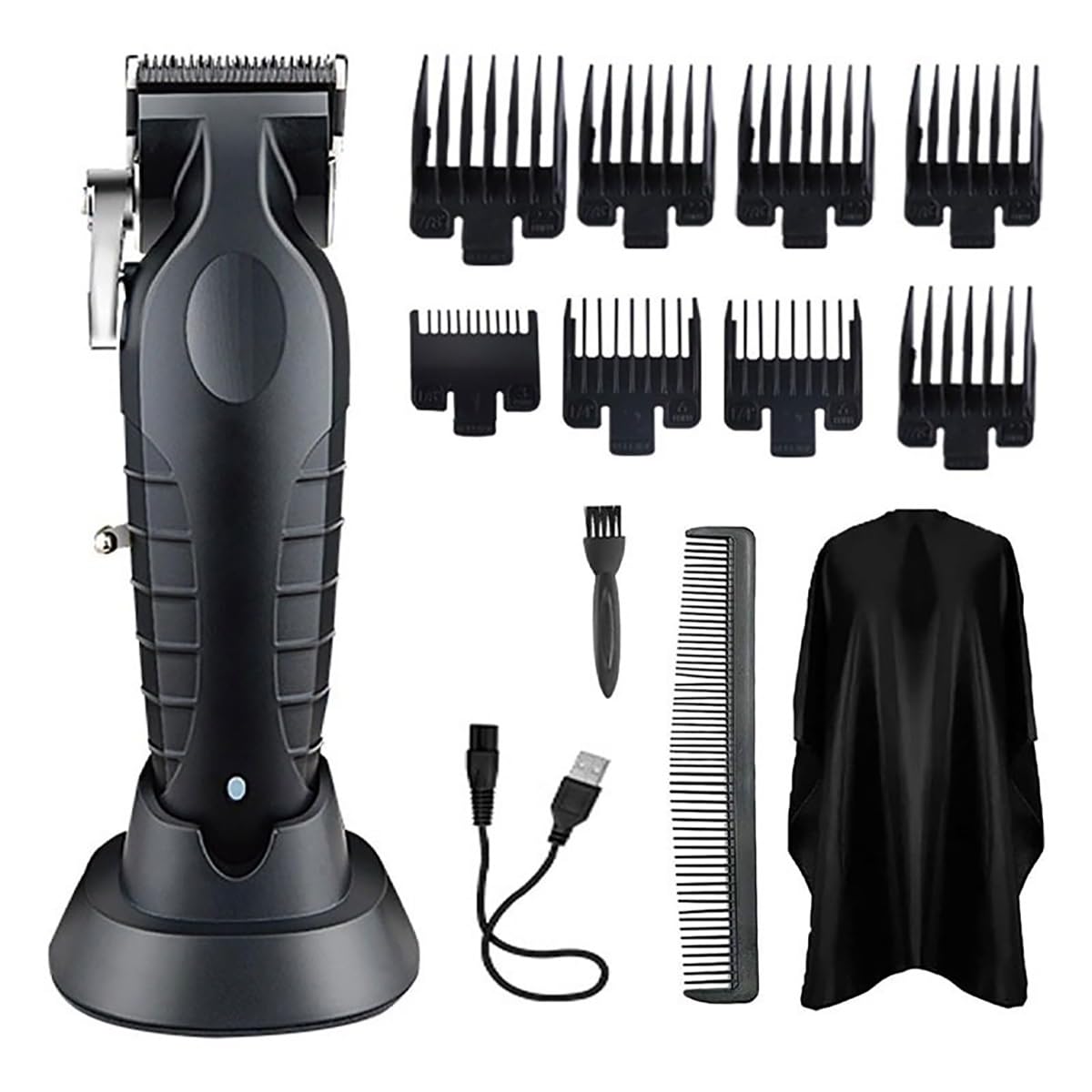 QDKVTNDJZ Hair Clippers for Men, Professional Cordless for, Rechargeable Hair/Beard Trimmers with Base, Adjustable Haircut Machine Beauty and Personal Care QDKVTNDJZ