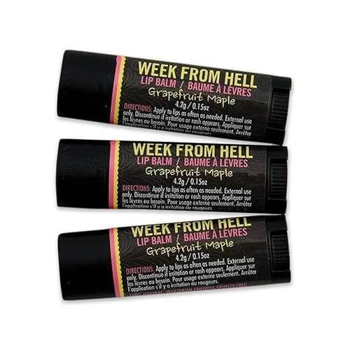 Walton Wood Farm, 3 Pack Lip Balm: (Week From Hell) Beauty & Personal Care Walton Wood Farm