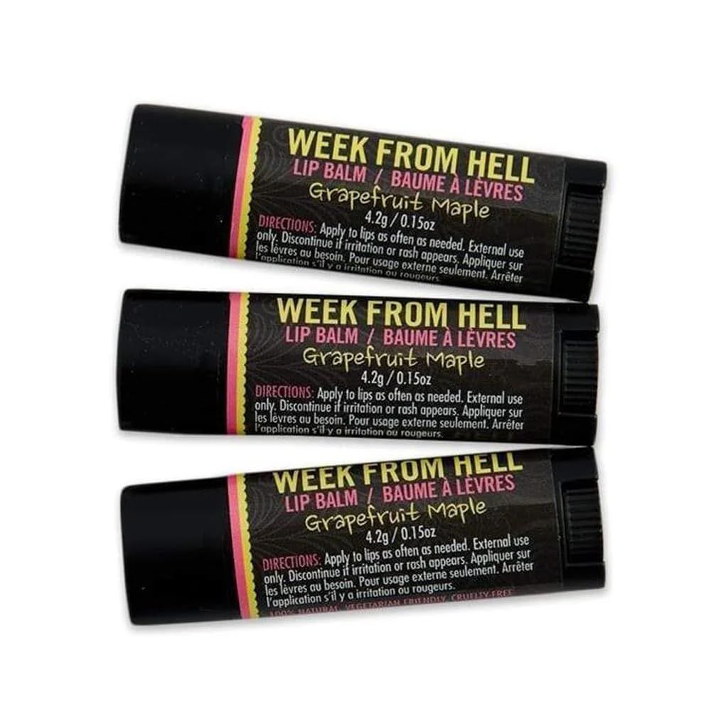 Walton Wood Farm, 3 Pack Lip Balm: (Week From Hell) Beauty & Personal Care Walton Wood Farm