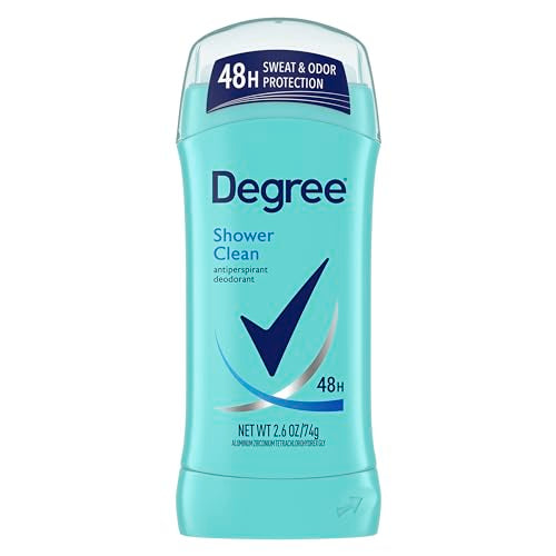 Degree Original Antiperspirant Deodorant Shower Clean 48-Hour Sweat & Odor Protection Antiperspirant for Women 2.6 oz Beauty and Personal Care Degree