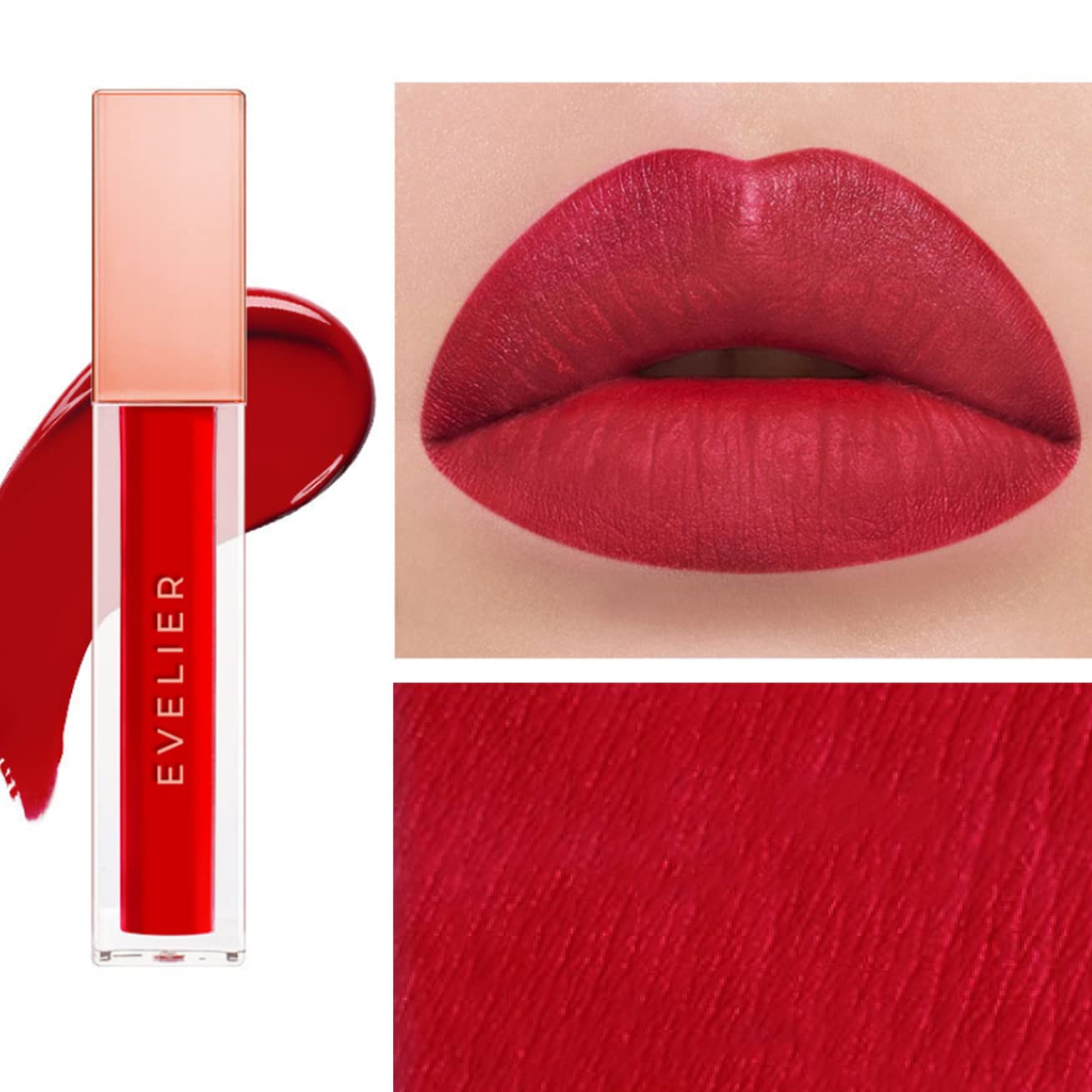 EVELIER Luxury Line: MUSE - Moisturizing Smooth Creamy Fruity Colors Lipstick Lipgloss - For Sexy Lips, Highly Pigmented, Instant Shine Lip Gloss Beauty & Personal Care EVELIER
