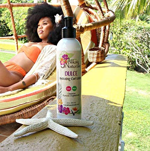 Alikay Naturals Dulce Hydrating Curl Lotion Natural Kokum Butter, Silk Amino Acid & Argan Oil 8 Ounce Beauty & Personal Care Alikay Naturals