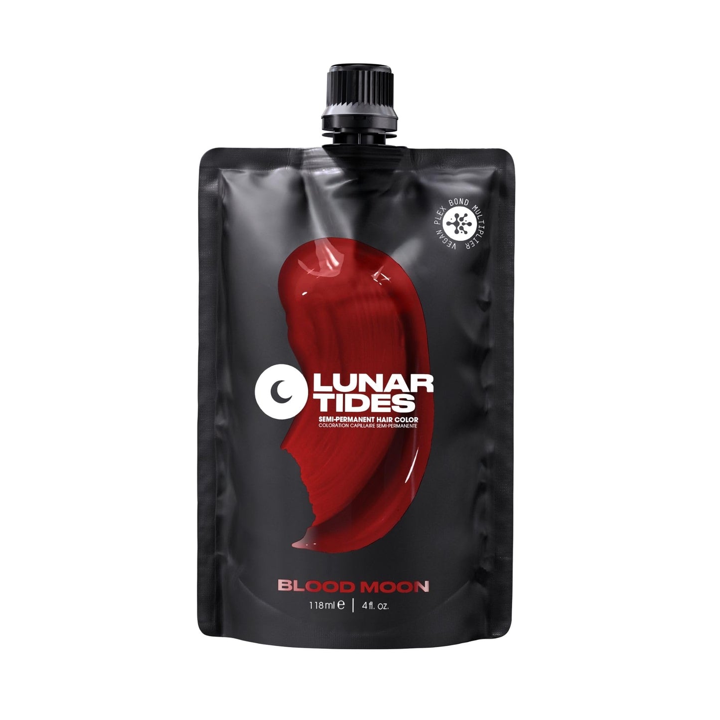 Lunar Tides Semi-Permanent Hair Color (43 colors) (Blood Moon, 4 fl. oz.) Beauty & Personal Care Lunar Tides