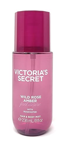 Victoria's Secret Wild Rose Amber Hair & Body Mist 8 fl oz Beauty & Personal Care Victoria's Secret