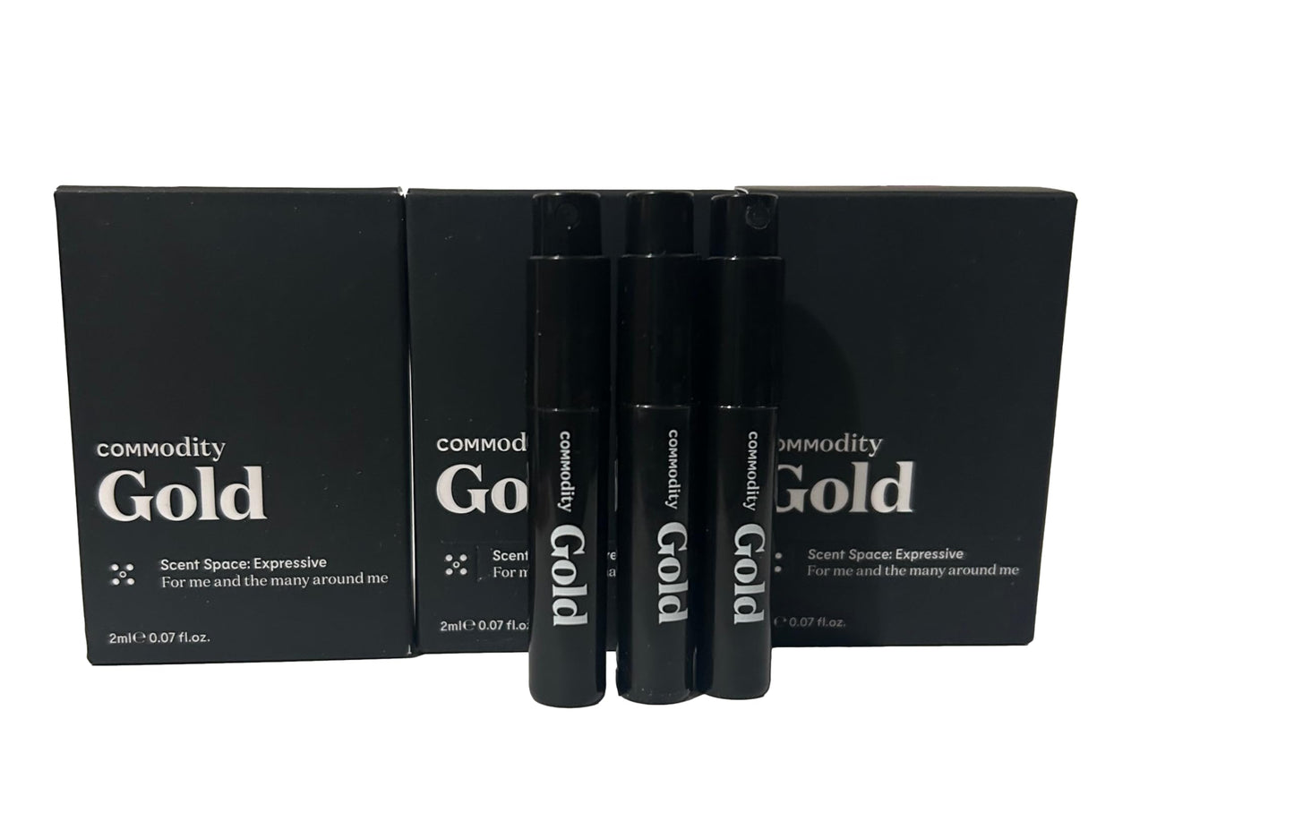 Commodity GOLD UNISEX Perfume EDP Vial 2 ml / 0.07 oz - (SET OF 3) 9873 Beauty & Personal Care Commodity