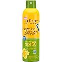Alba Botanica Hawaiian, Coconut Spray Sunscreen SPF 50 6 oz (Pack of 5)5 Beauty & Personal Care Alba Botanica