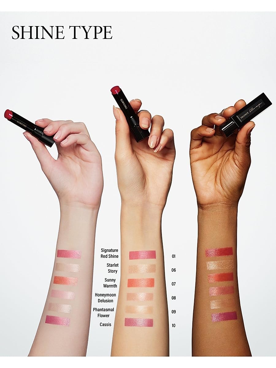 DECORTÉ, Rouge Decorté Signature Red Shine Lipstick, 8 Honeymoon Delusion Beauty & Personal Care Decorté