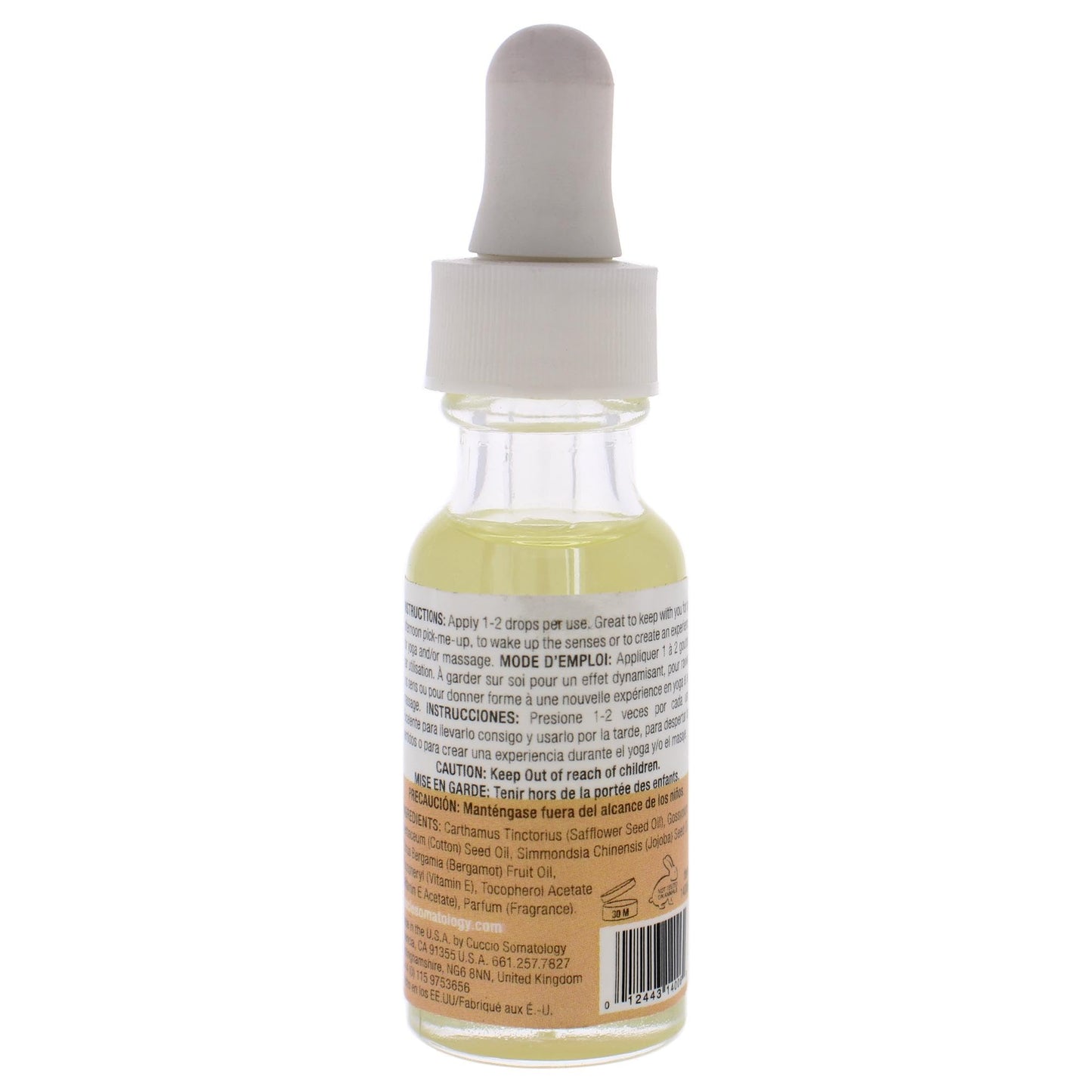 Cuccio Somatology Balancing Oil Invigorate - Helps Awaken The Senses - Ideal for Yoga and Massages - Can Be Diluted - Applies Directly to Skin Beauty & Personal Care cuccio SOMATOLOGY