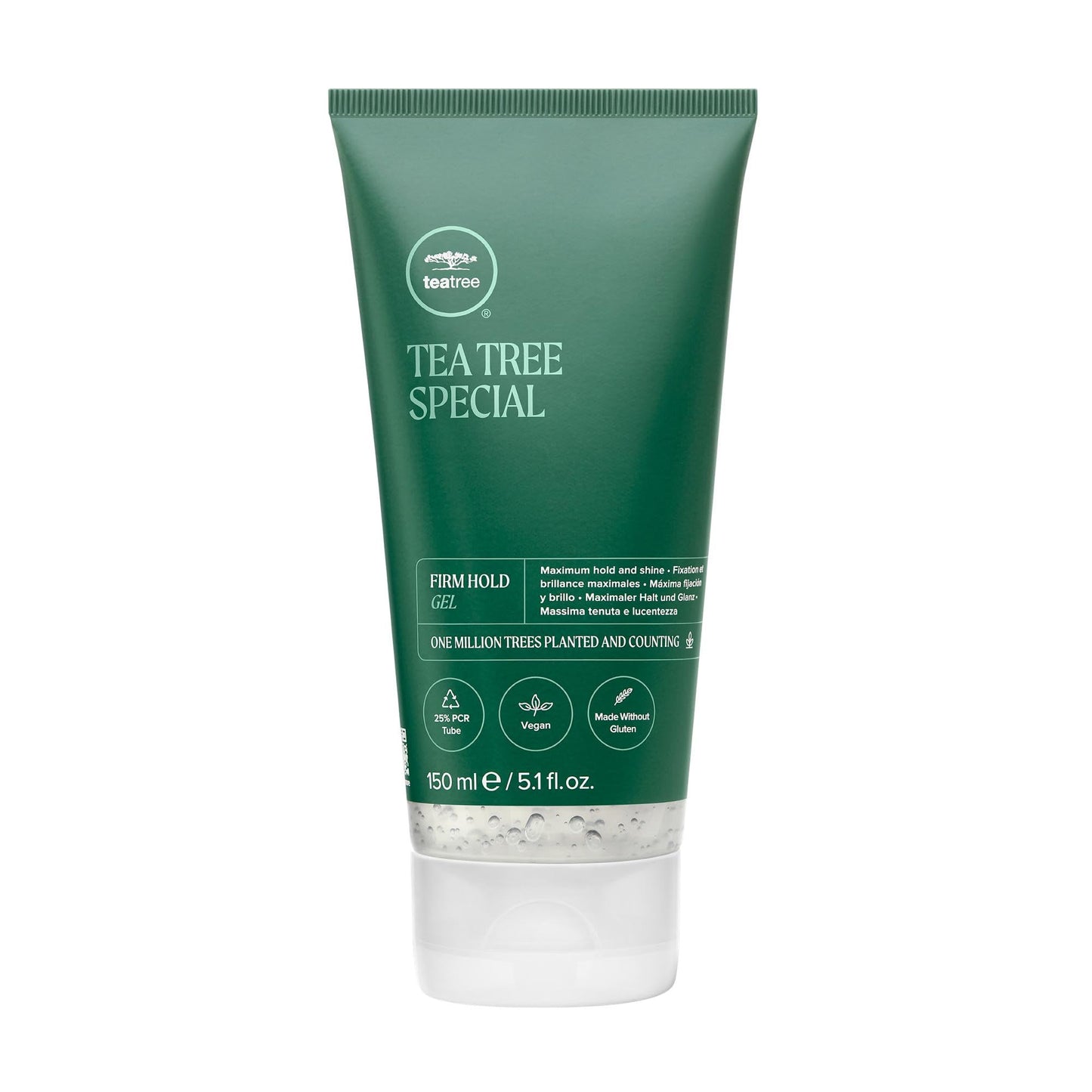 Tea Tree Firm Hold Gel, Hair Gel, Maximum Hold, High-Shine Finish, For All Hair Types, 5.1 fl. oz. Beauty & Personal Care Tea Tree